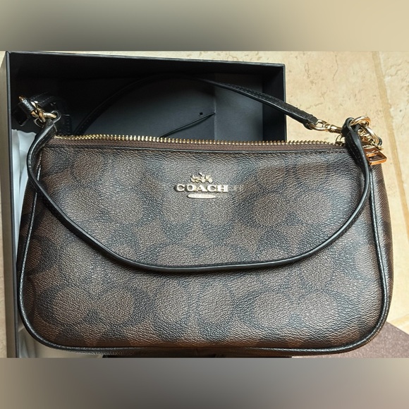 Coach Signature Crossbody bag Brown/Black - Picture 3 of 17